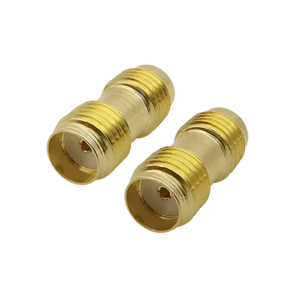 2 Conectores Sma Fêmea X Fêmea dupla femea emenda adaptador antena externa Ht Baofeng
