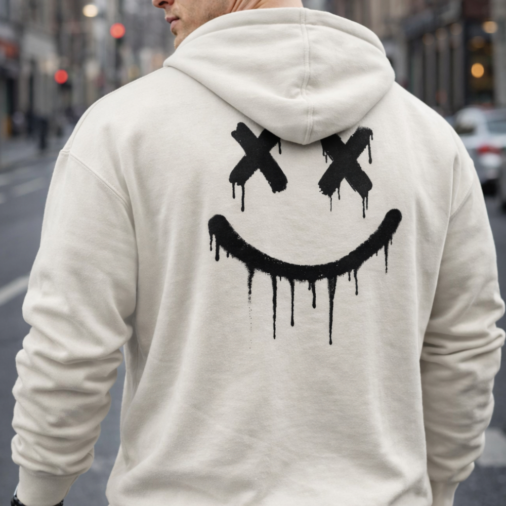 Moletom Masculino Casual Bonito Barato Estampado Street Algodão Premium