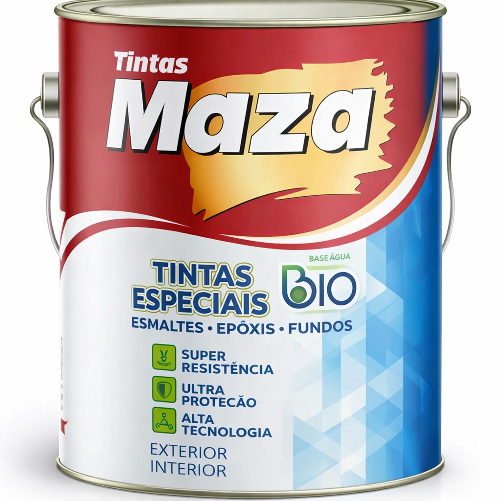 Esmalte Epóxi Base Água Maza 3,6L Diversas Cores Várias Opções