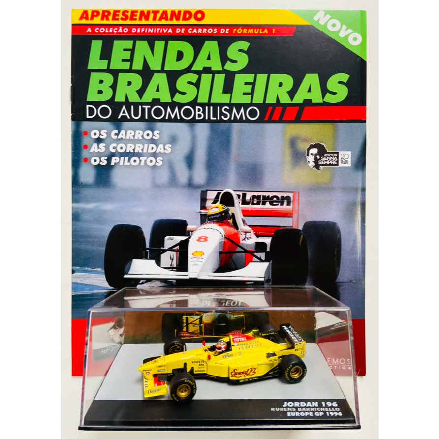 Miniatura J. Peugeot 196 - R. Barrichello (1996) - Lendas - F1 - Fórmula 1 - 1:43
