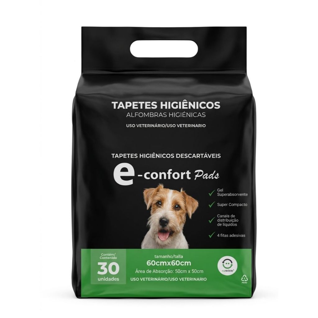 Tapetes Higiênicos para Pets Super Absorventes 30 Unidades Descartáveis Qualidade e Durabilidade