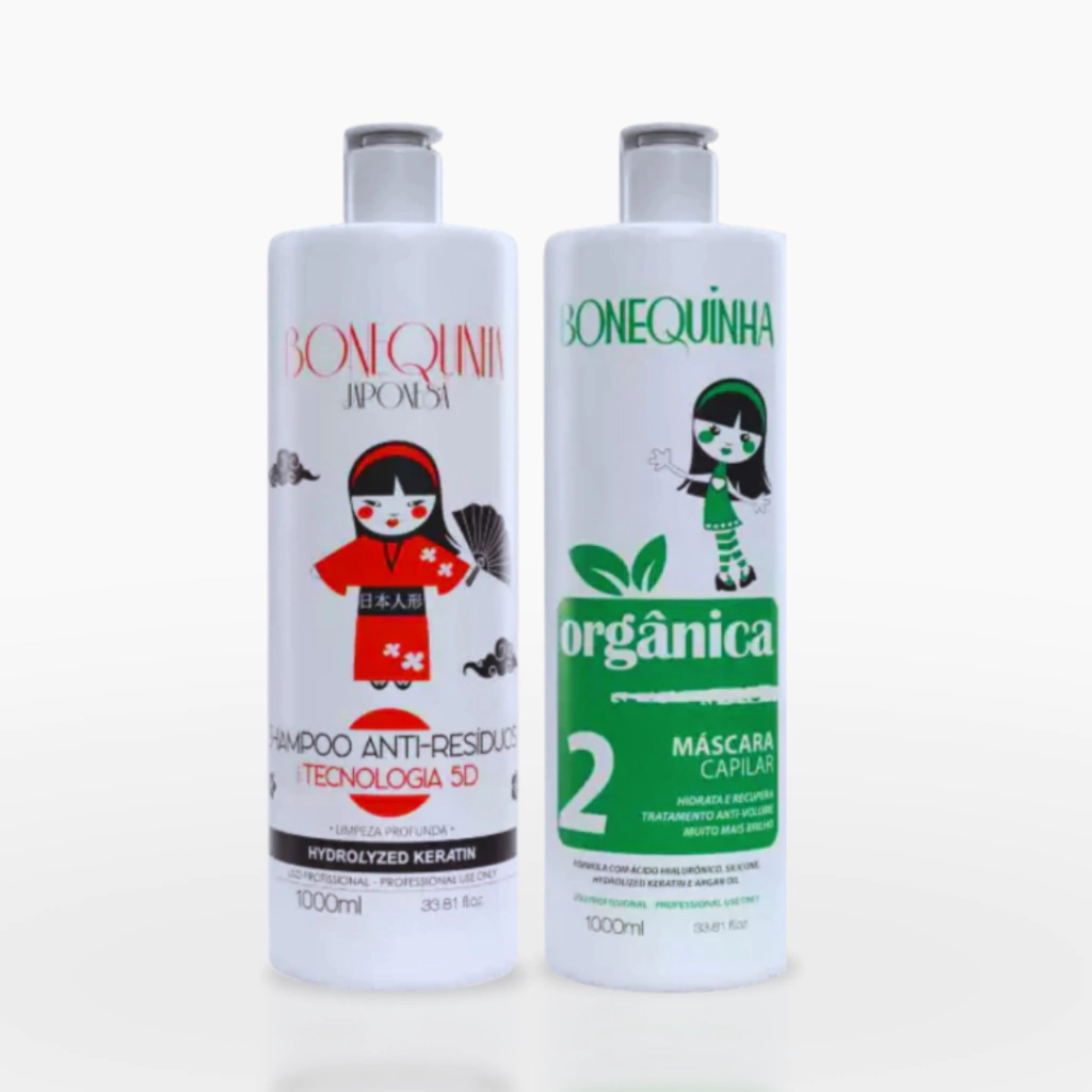 Kit Redutor De Volume Orgânica 2X1000ml Bonequinha Japonesa