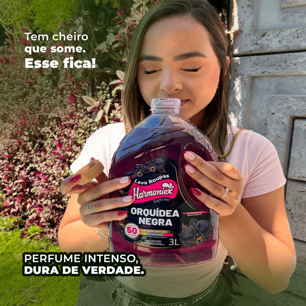 Lava Roupas Supreme Orquídea Negra 3L Harmoniex  Supreme | Limpeza Profunda | Concentrado