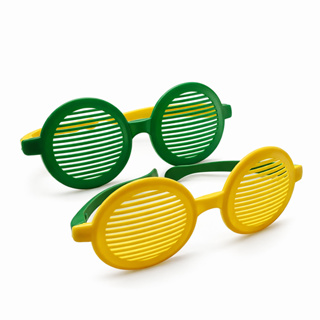 Kit 2 Óculos Brasil Copa do Mundo Verde Amarelo Fantasia Torcida Futebol em Oferta na Shopee