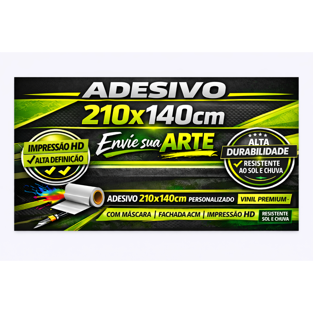 Adesivo Super aderente I Tamanho Premium: 210x140cm I Melhor opção do mercado