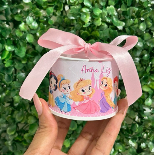Kit tubolata personalizada 5x6 - Lembrancinhas princesas | chá de bb | maternidade | aniversário