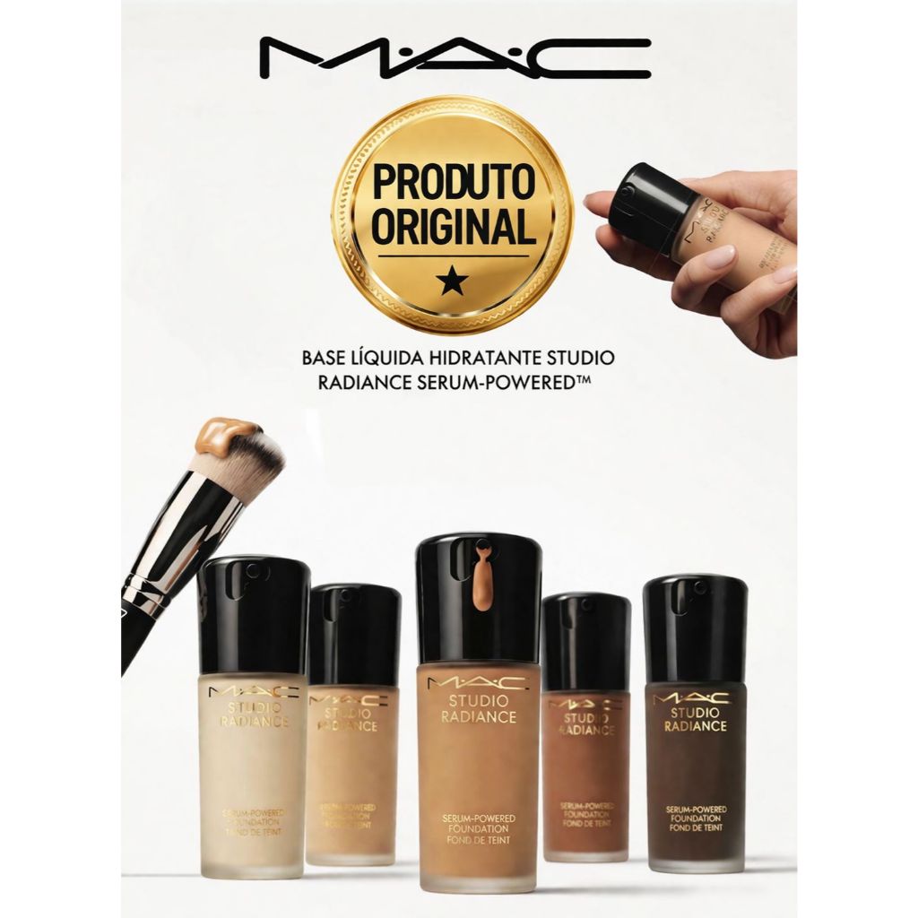 MAC ESTUDIO FIX BASE LÍQUIDA HIDRATANTE STUDIO RADIANCE SERUM-POWERED - ORIGINAL