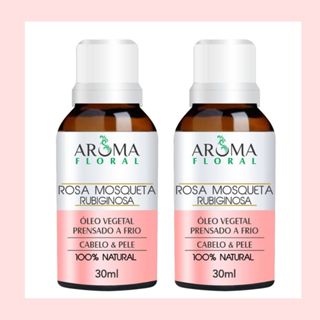 KIT 2  Óleo Rosa Mosqueta RUBIGINOSA 100% Natural Prensado a Frio em Oferta na Shopee