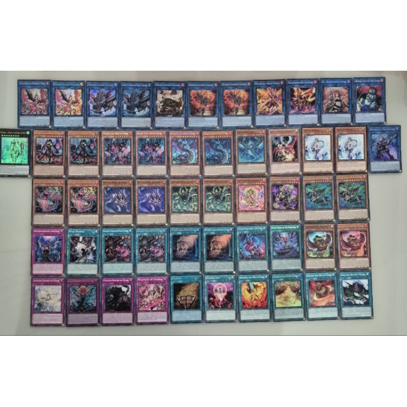 Set Deck Snake Eyes Fireking - Yu-Gi-Oh / Yugioh - Set Deck Reis de fogo / Snake Eyes / Fire King / Diabell