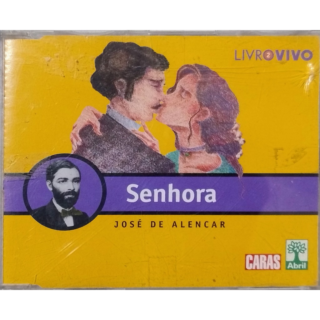 Cd Caras Senhora Jose Alencar Livro Vivo Otimo Estado