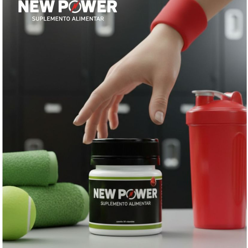 Composto New Power Extra Forte 30 Cápsulas + B.R.I.N.D.E Massageador