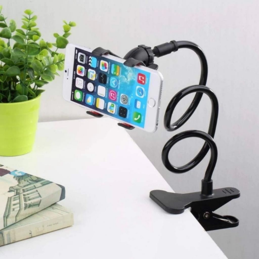 Suporte Para Celular Flexível Articulado Para Carro Mesa Cama