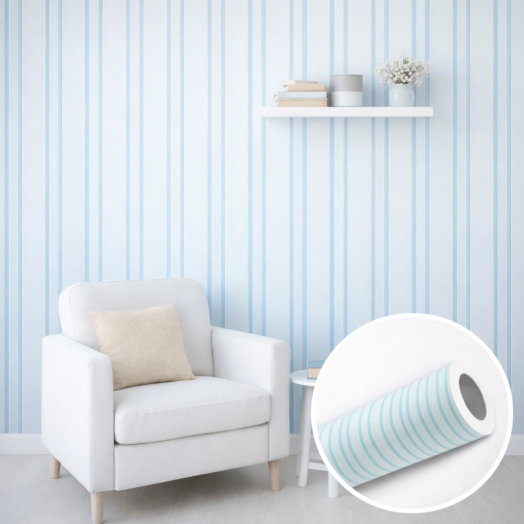 Papel de Parede Ripado Autoadesivo Quarto Sala Infantil – 1/2/3/6/10 Metros - Envio Imediato em Oferta na Shopee