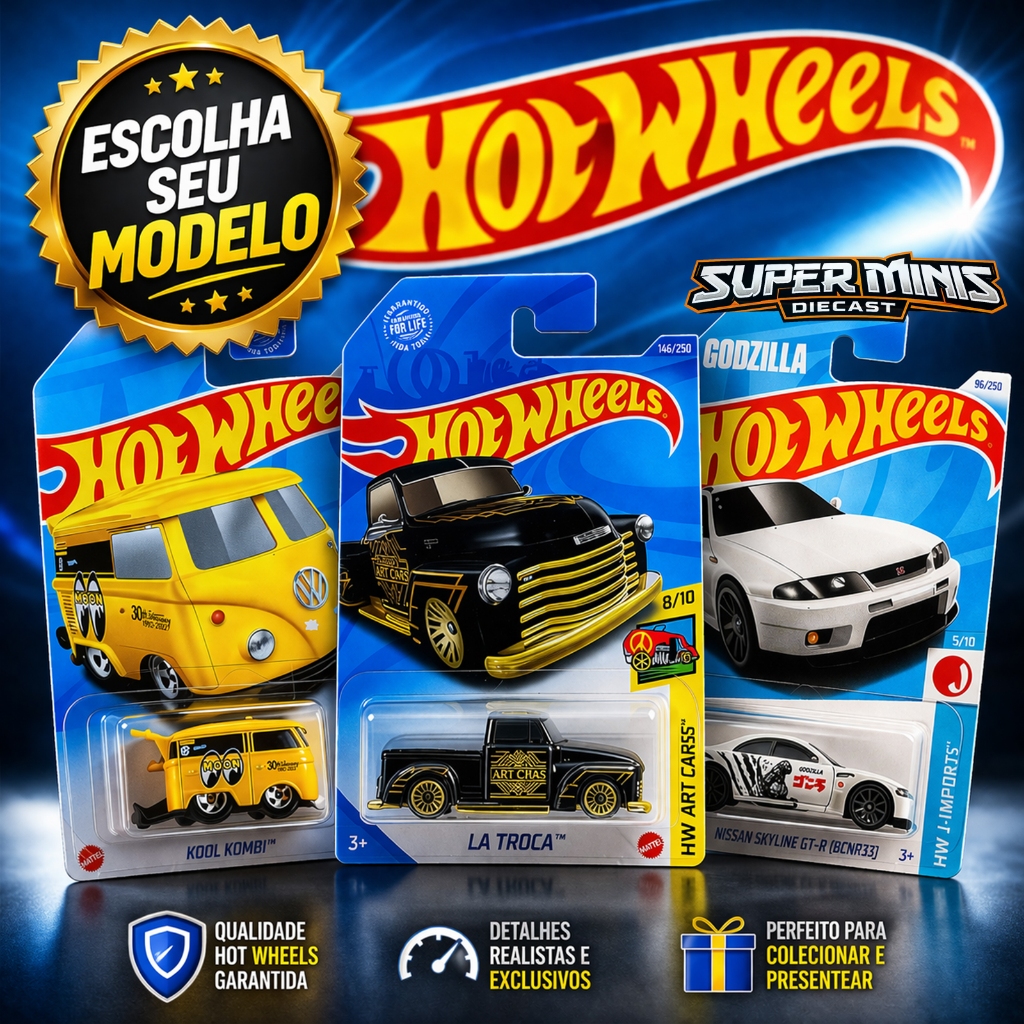 Carrinho Hot Wheels Variados Escolha o Seu  Original Mattel Coleção
