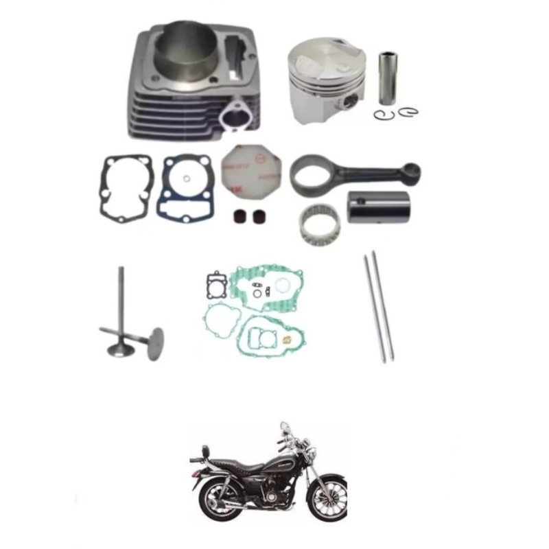 kit Cilindro Biela Junta Válvulas Kasinski Mirage 150 Cc