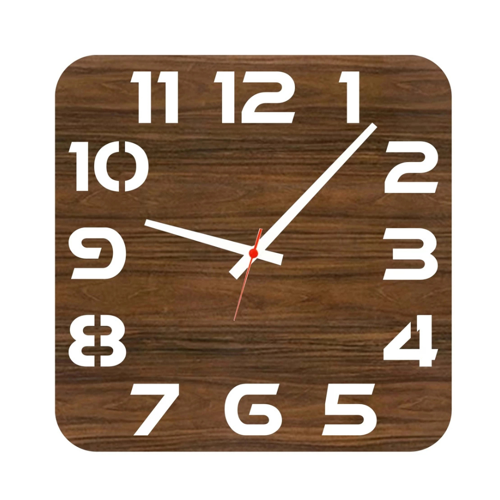 Relogio em Acrilico de Parede Decorativo 19,5cm Cozinha Quarto Sala Escritório Sala Hall Premium em Oferta na Shopee