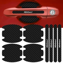 Kit Vinil Protetor Maçaneta Fastback 23 A 26 Adesivo Anti Risco Efeito Carbono 4p