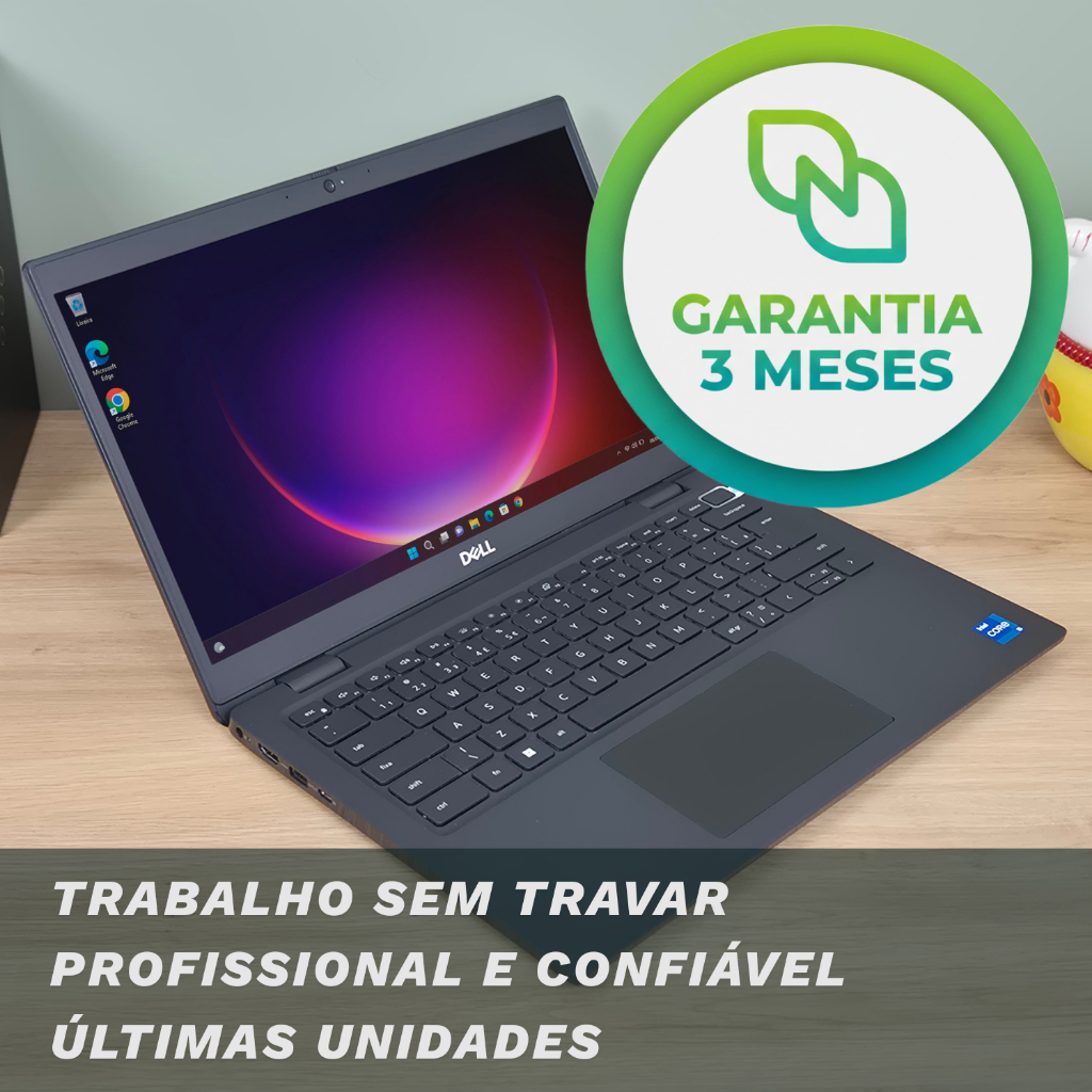 Notebook Dell 14 | Core I5 11a Ger. | 16 Gb Ram | Ssd 240 GB - CORPORATIVO PLANILHAS DOCUMENTOS OFFICE FACULDADE AULA