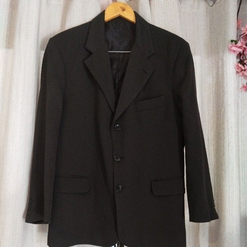 Blazer Vintage Garbo Preto | Tamanho M | Clássico Elegante