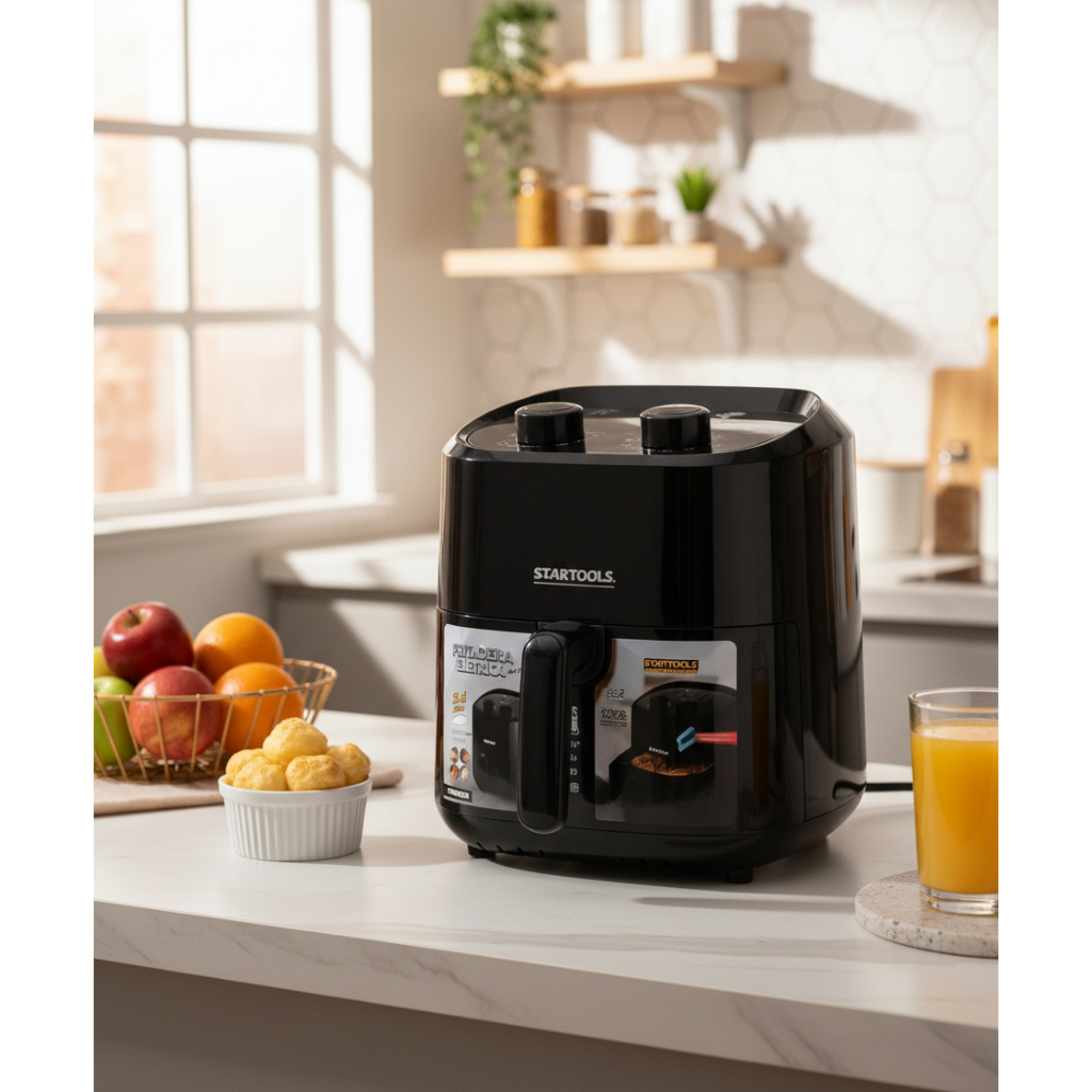 Fritadeira Elétrica Air Fryer 4L Potente 1200W Sem Óleo 220V Promoção