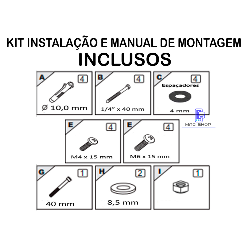 Suporte Para Tv Articulado Lcd Led Plasma 17" a 42" Samsung LG Universal 32 40 42 Polegadas — imagem 2 de 2