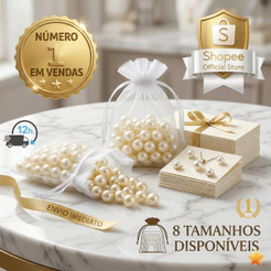 Saco Saquinho Organza Tule Kit 10/20/50/100 Unidades Branco Saco Lembrancinha Festa 7x9 9x12 10x15