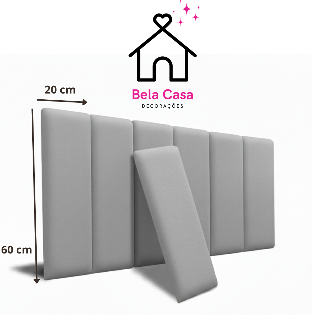CABECEIRA DE CAMA BOX ADESIVA  60X20 - Transforme seu Quarto Agora - ENVIO IMEDIATO!!!