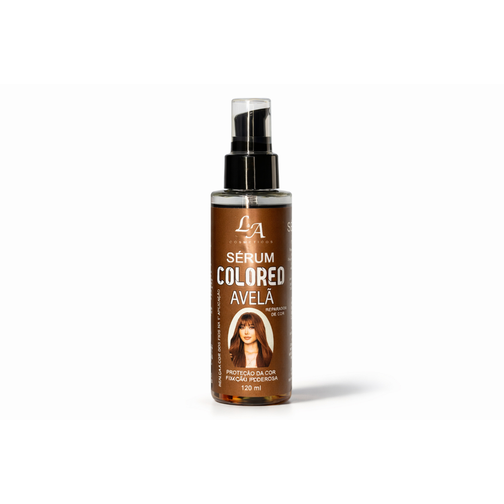 Sérum Avelã Tonalizante Escurecedor Sem Amônia Cobre Fios Brancos Efeito Natural Brilho Intenso