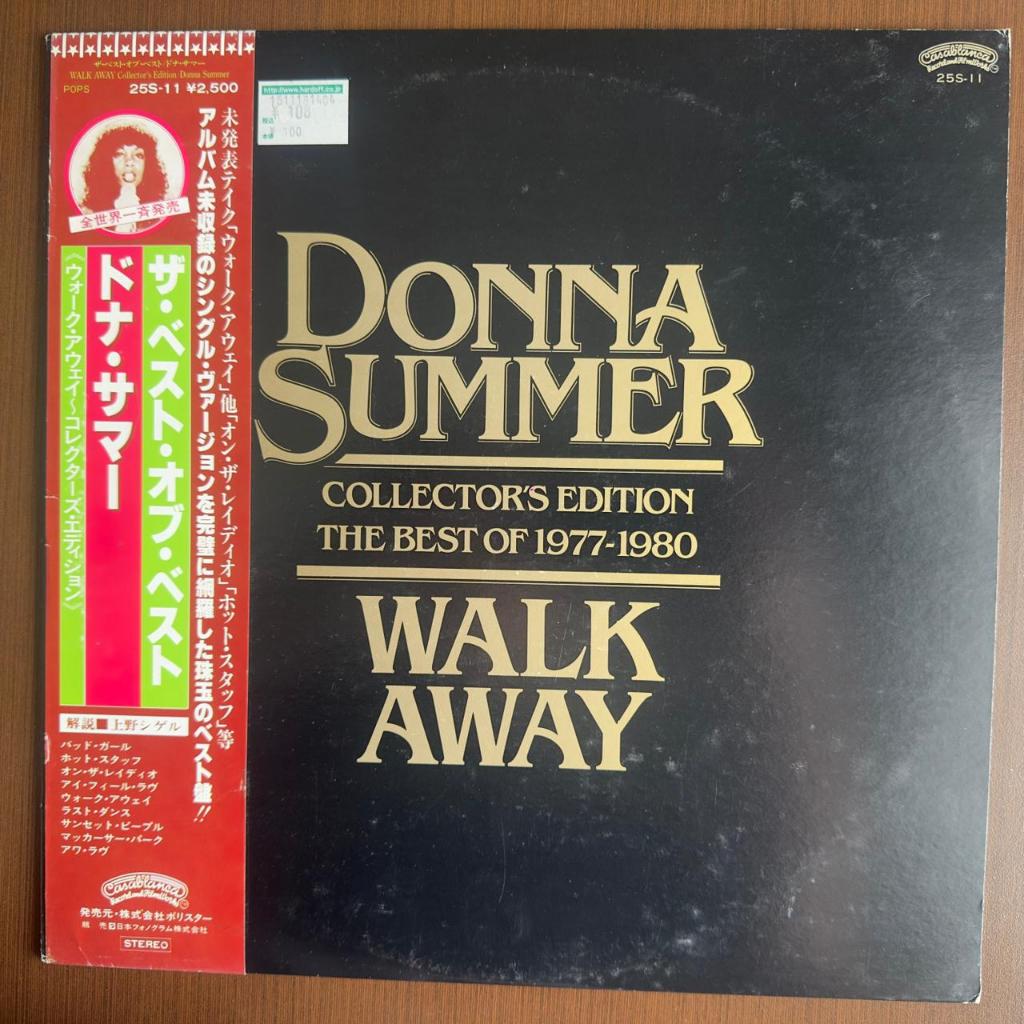 Donna Summer - Walk Away - Collector's - OBI Japan (the Best Of 1977-1980) LP Vinil