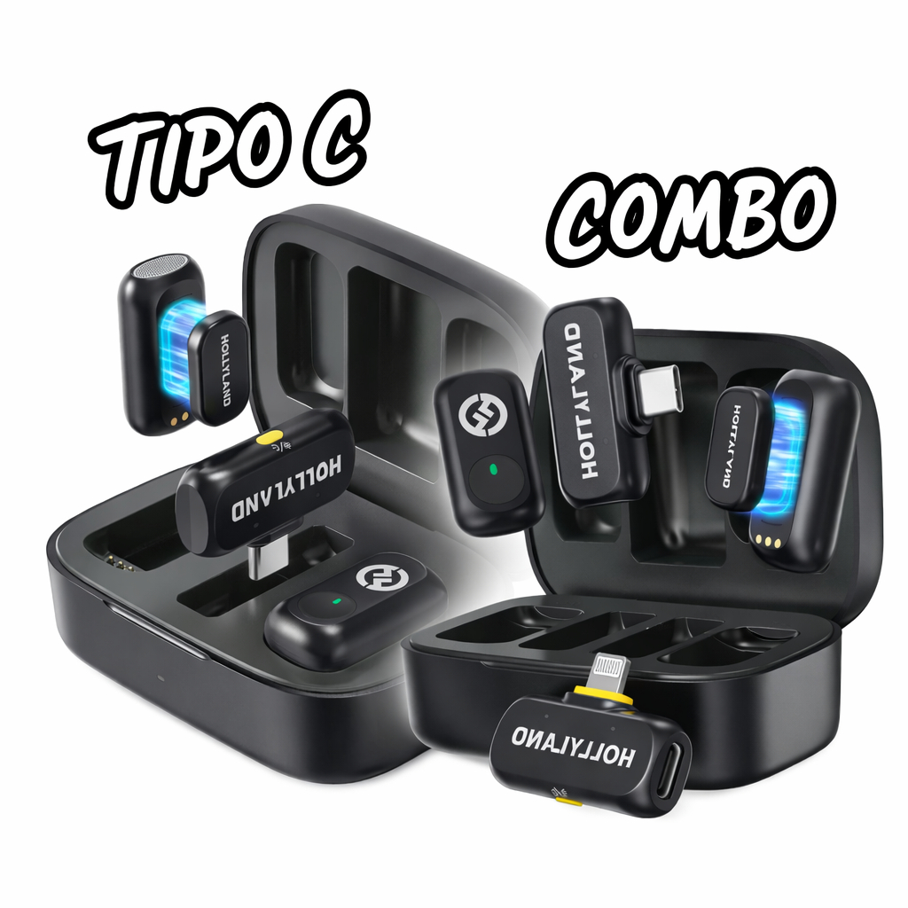 Microfone Hollyland Lark A1 Duo Usb-c OU Combo Cor Preto Preto Original Lacrado