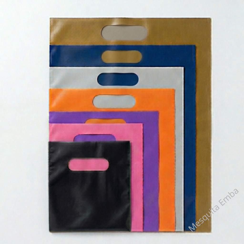 50 Sacolas Plásticas - 16X20 / 20X30 / 25X35 / 30X40 / 40X50 - Boca de Palhaço / Alça Vazada - Loja Sacola Lembrancinha em Oferta na Shopee