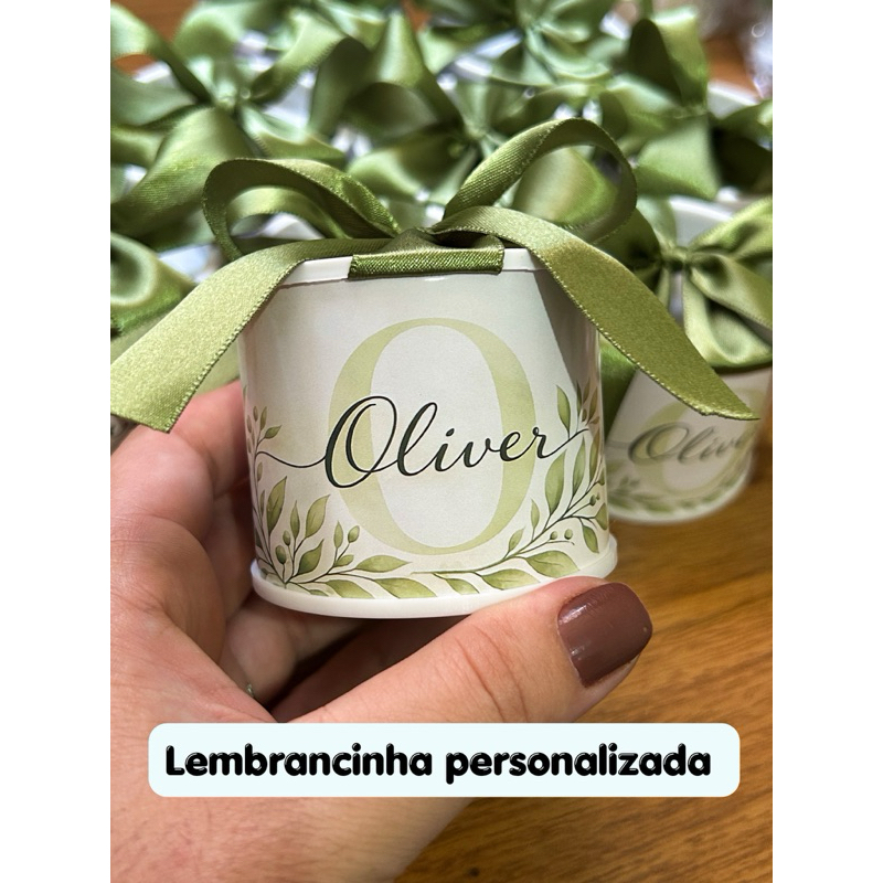 Tubolata Personalizada Lembrancinha Chá de Bebê / Maternidade / Casamento com Nome