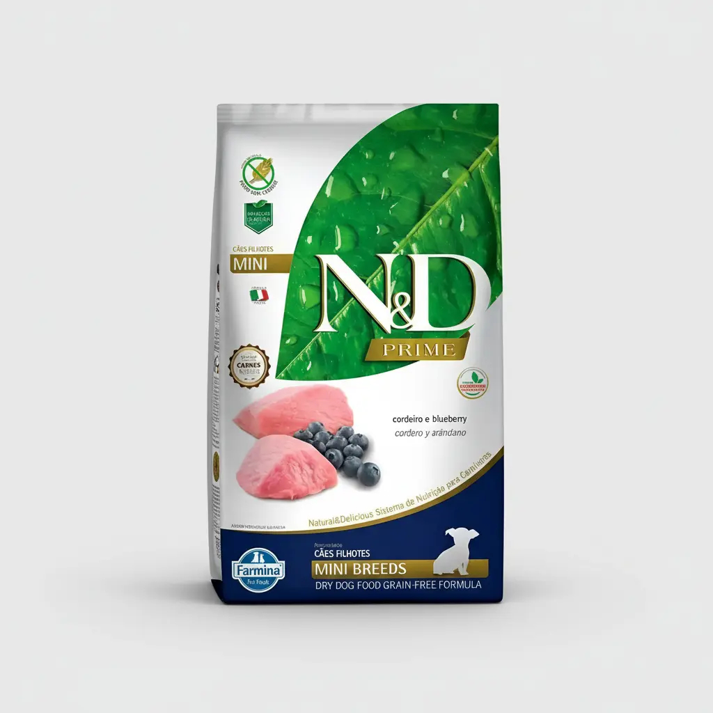 Ração N&d Prime Grain Free Cães Filhotes Raças Mini 2,5kg
