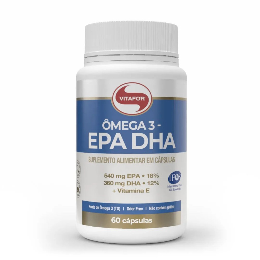 Ômega 3 - EPA DHA Suplemento Alimentar em Cápsulas Vitafor em Oferta na Shopee