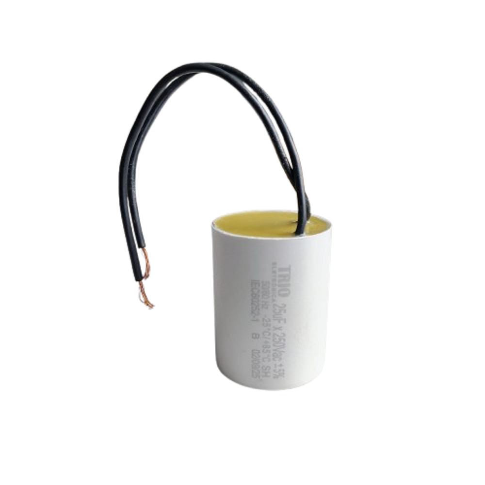 Capacitor 25uf 250vac 50/60 Hz Motor 127v Tanquinho/centrifuga/Portão