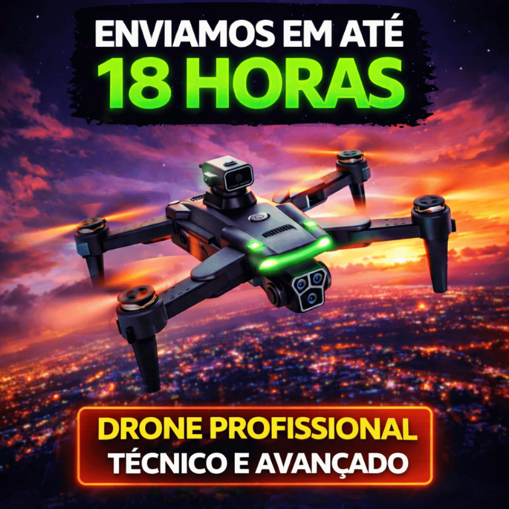 Drone S166 Profissional GPS 5GHz Brushless Câmera 4K com Sensores de Obstáculos e Longo Alcance