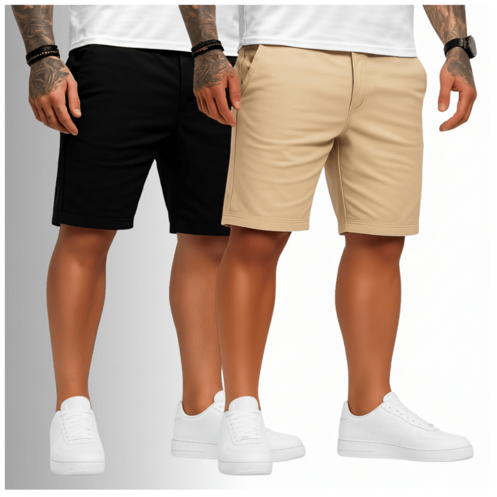 Kit 2 Bermuda Sarja Colorida Premium Masculino Diversa Cores em Oferta na Shopee