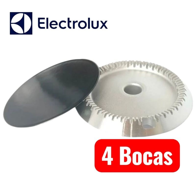 Jogo Fogão Electrolux 60 76 76GS GRS Gc60 Celebrate Laterais Espalhadores Tampa Bacia Queimador 76SRB Original