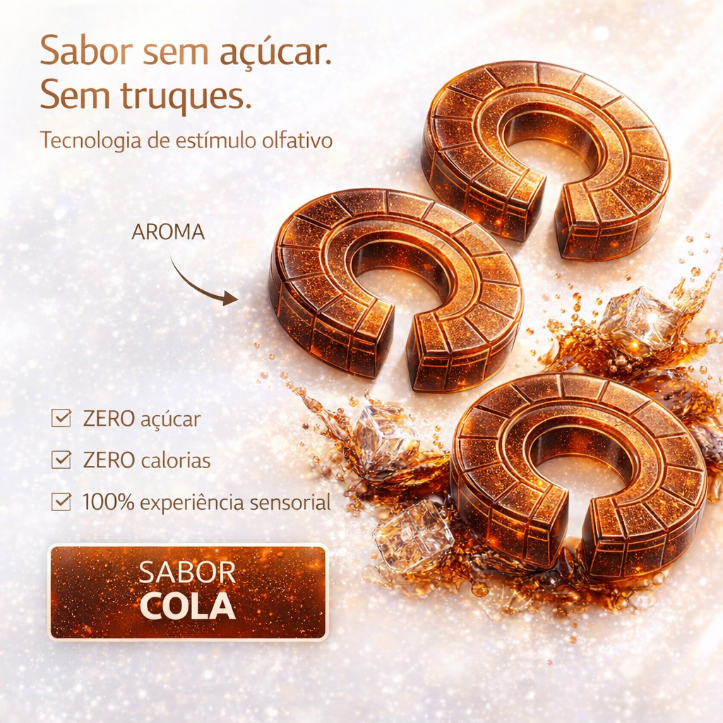 Cápsula de Aroma MyBest COLA  Hidratação em outro nível  a Inovação com Estímulo Olfativo para Garrafas.