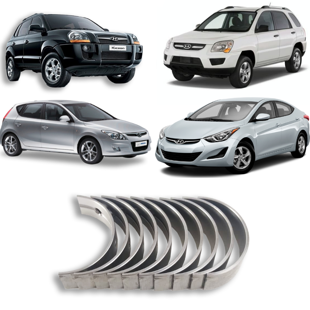 Bronzina De Mancal Std para Tucson Sportage Elantra I30 2.0 16v G4gc