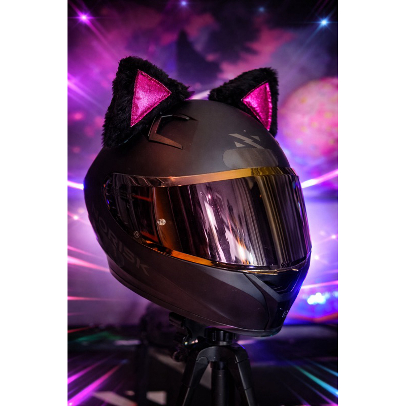 Orelhinhas de gatinho para capacete