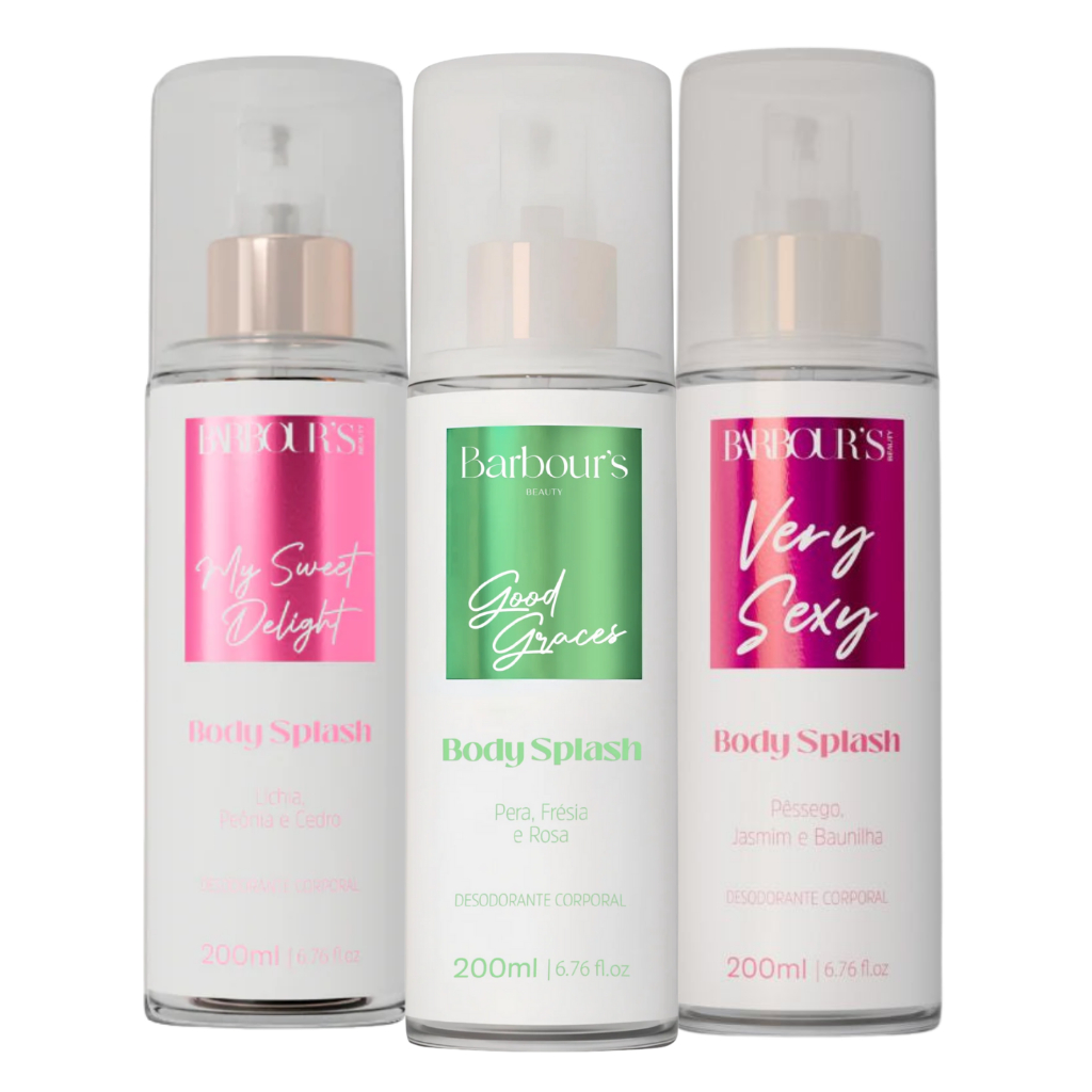 Kit 3 Body Splash Good Graces Delight Very Sexy Barbours em Oferta na Shopee