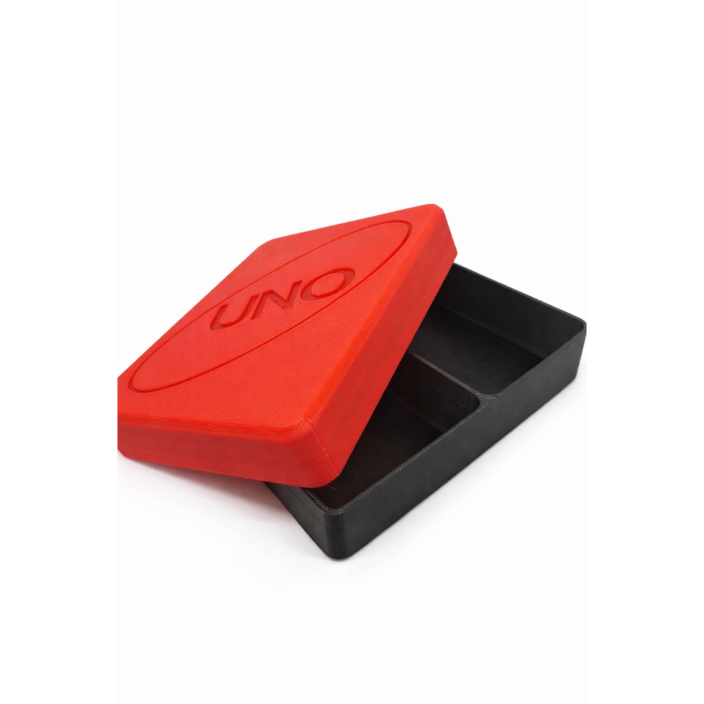 Caixa Porta Cartas com Tampa Organizadora para Jogo de Cartas - uno, baralho