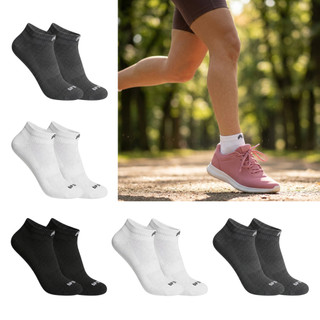 Kit 6 Pares Meia Cano Curto Up Dry Corrida Anti Bolhas Esportiva Anatômica Unissex