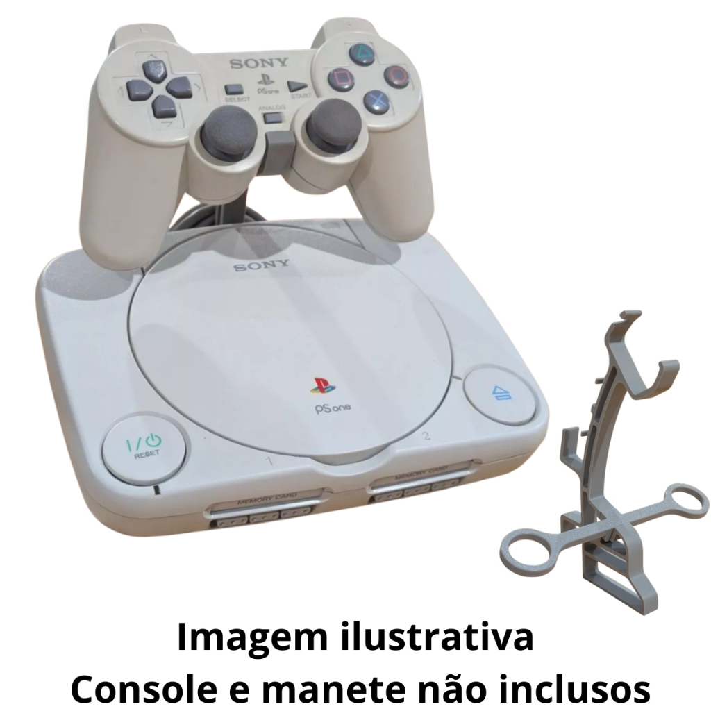 Suporte Expositor para Consoles Playstation 1 PS1 PSone