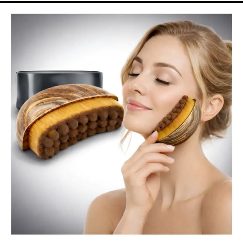Escova de Drenagem Linfática Corporal Madeira Anticelulite Massagem Modeladora