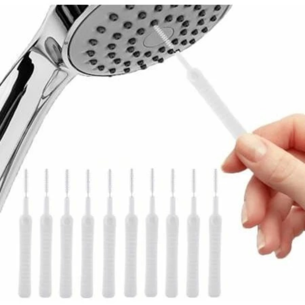 Kit Escova para Desentupir Chuveiro 10/20/30 Unidades  Limpador de Celular Portátil Multifuncional