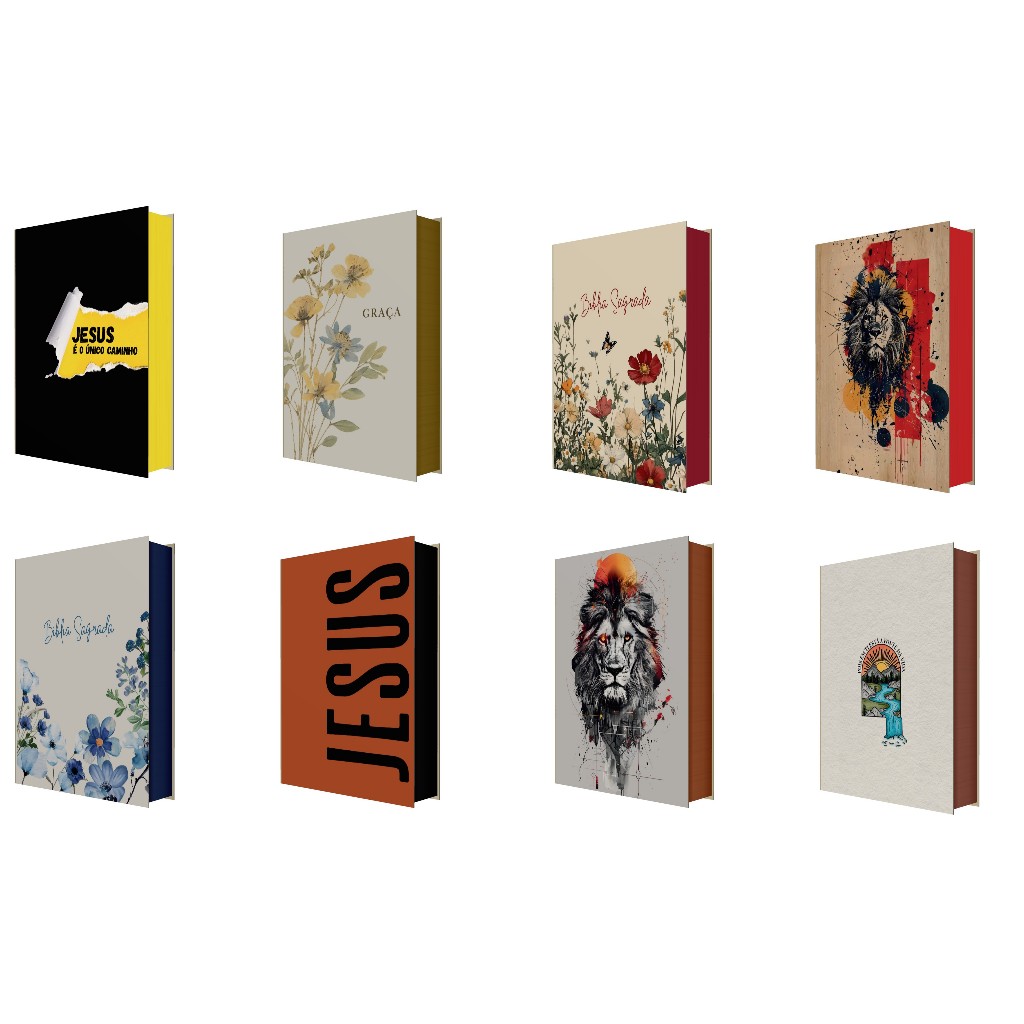 Bíblia Sagrada NVI BKJ - Capa Dura Compacta, Borda Pintada, Letra Média Ideal para o Dia a Dia em Oferta na Shopee