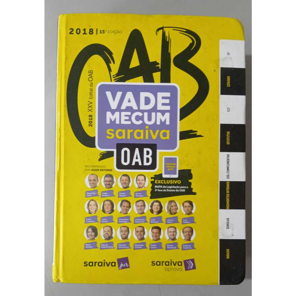 Livro - Vade Mecum Saraiva: OAB - 2018
