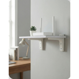 Prateleira Parede Suporte Modem Decoração Pequena Branca 20x24cm Prat-k em Oferta na Shopee
